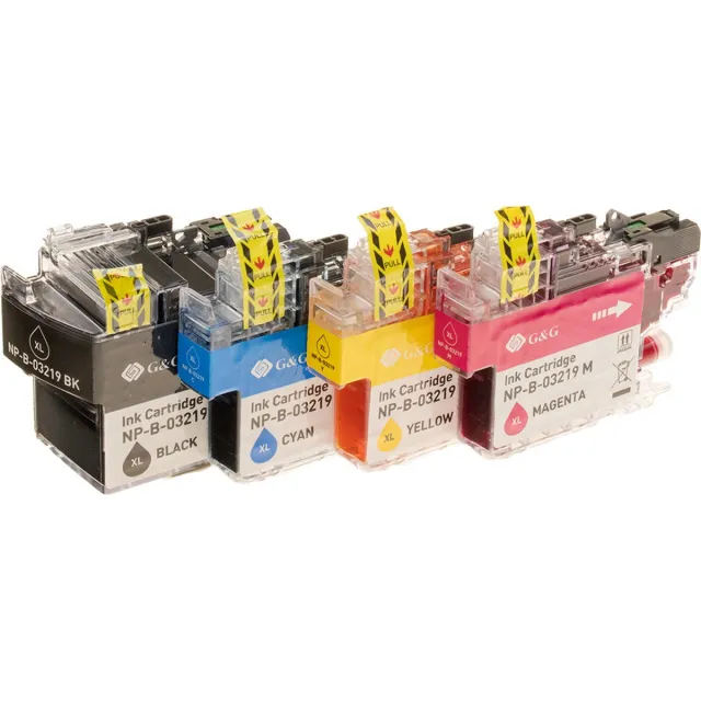 G&G Brother LC-3219XLVAL XL - Huismerk Inktcartridge - Zwart / Cyaan / Magenta / Geel zwart + kleur