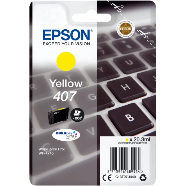 Compatible Ink Cartridge Epson geel
