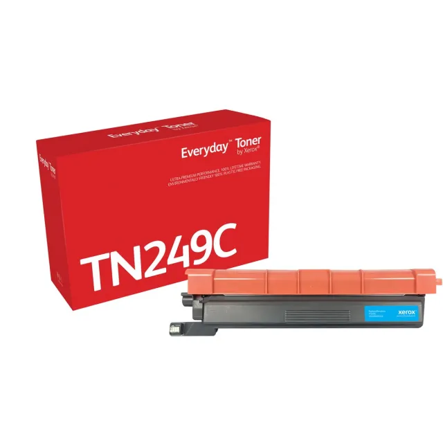 Xerox Everyday Cyaan Toner compatibel met Brother TN-249C, Hoge capaciteit