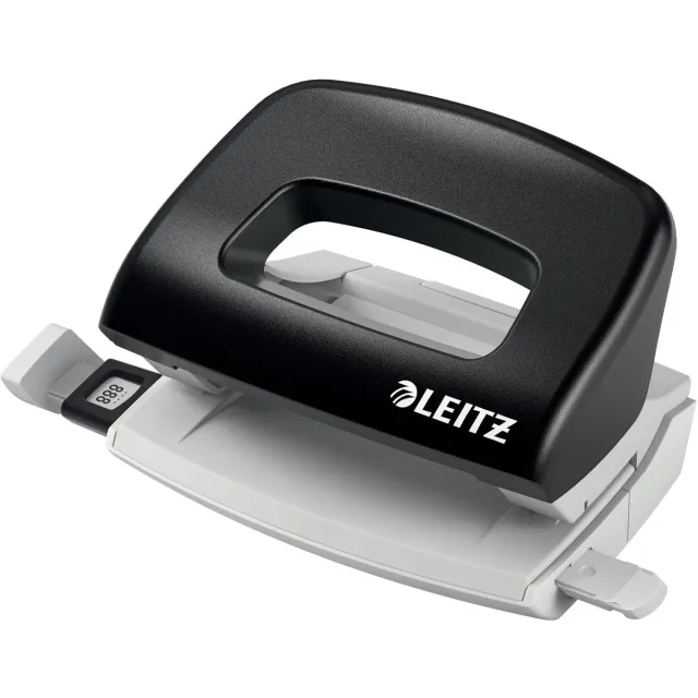 Leitz NeXXt mobiele perforator, 10 blad, zwart