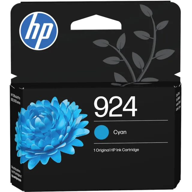 HP 924 Cartridge Cyaan blauw, foto 2