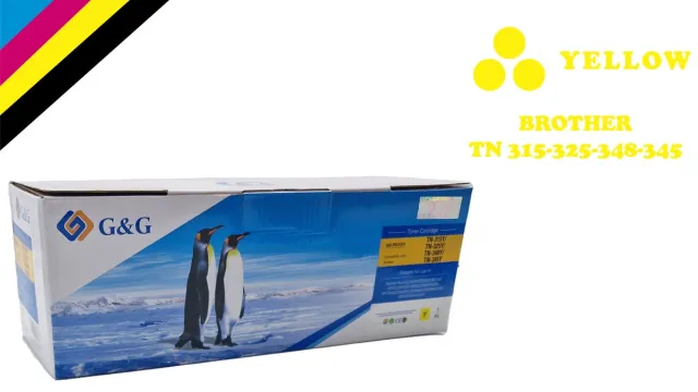 Brother Toner Brother TN-315-325-348-345 Cartouche YELLOW | Brother DCP-9055DN/ DCP-9270CDN/ HL-4140CN/ HL-4150CDN - Compatible