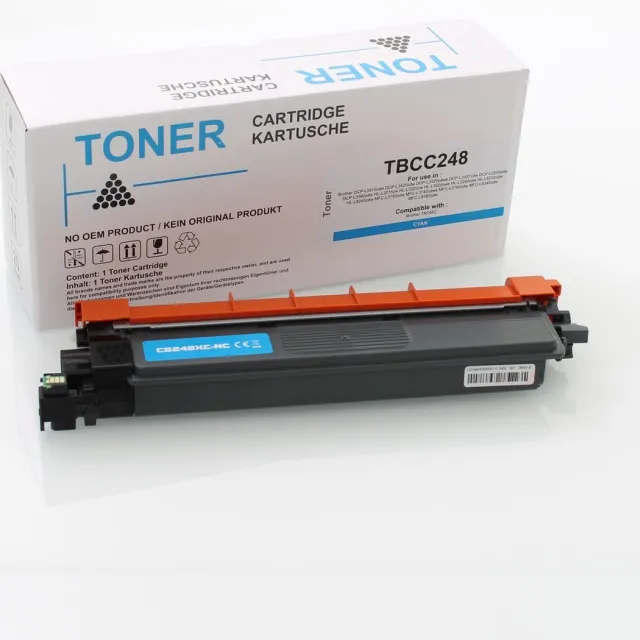 ABC huismerk Toner geschikt voor Brother TN248C cyan DCP-L3515cdw DCP-L3520cdw DCP-L3520cdwe DCP-L3527cdw DCP-L3555cdw DCP-L3560cdw HL-L3215cw