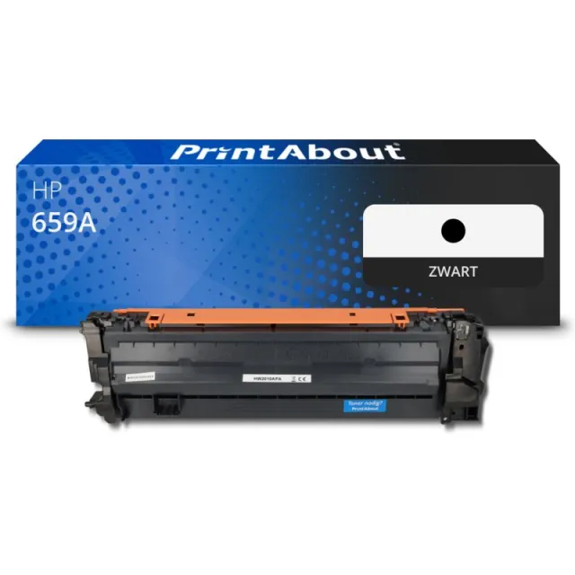 PrintAbout huismerk Toner 659A (W2010A) Zwart Geschikt voor HP