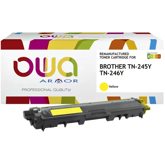 OWA Toner OWA alternatief tbv Brother TN-245Y geel