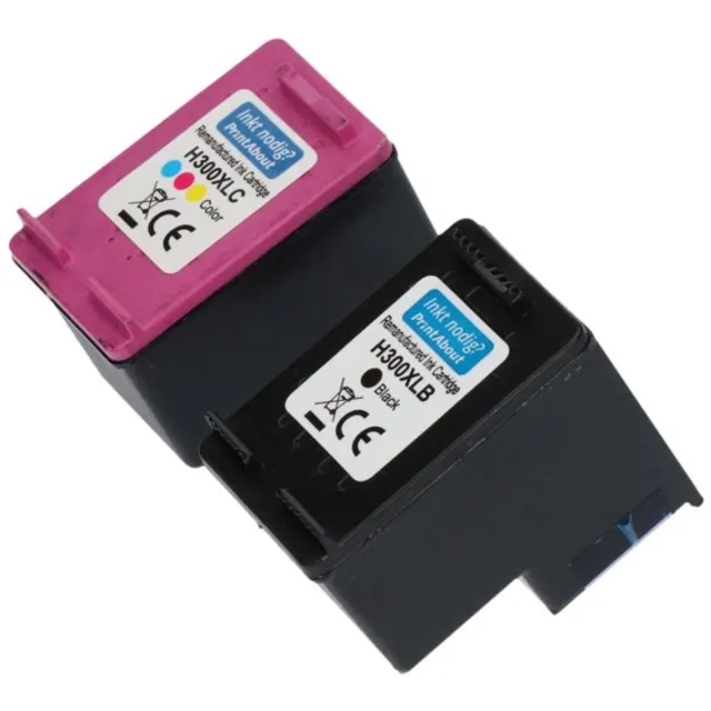 PrintAbout Inktcartridge / Alternatief voor de HP CC641EE (nr 300XL) / Zwart + 3 Kleuren