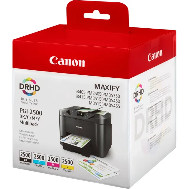 Canon 9290B004 - PGI-2500BKCMY - Inktcartridge MultiPack Zwart