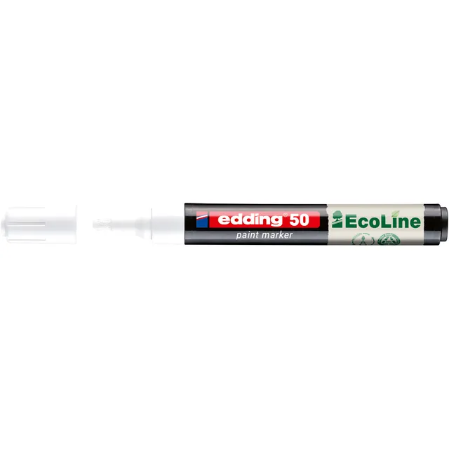 Edding Paintmarker edding 50 EcoLine op waterbasis 2-3mm wit