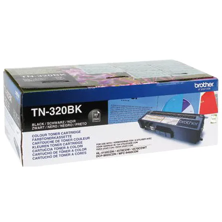 Brother TN-320BK tonercartridge zwart