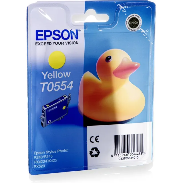 Epson T0554 - Inktcartridge / Geel