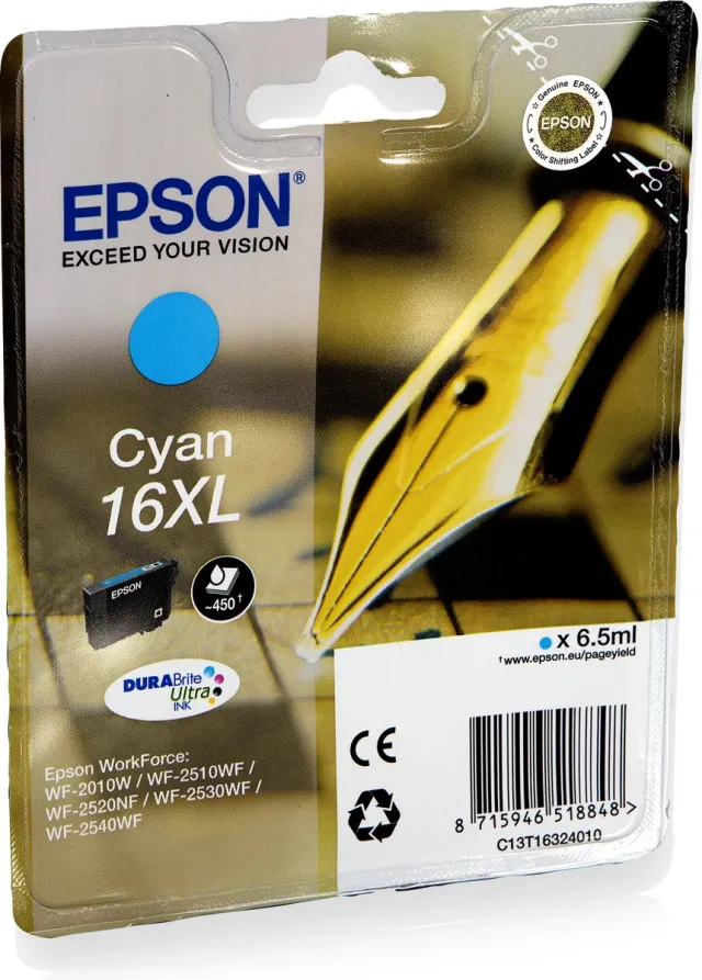 Epson 16XL - Inktcartridge / Cyaan Blauw