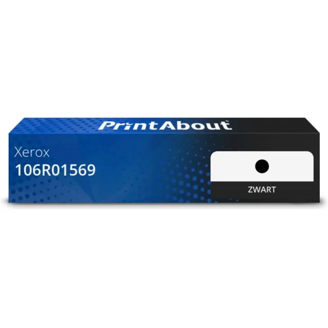 PrintAbout huismerk Toner 106R01569 Zwart Hoge capaciteit Geschikt voor Xerox