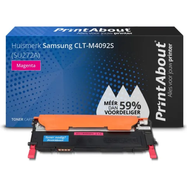 PrintAbout CLT-M4092S toner magenta compatible voor Samsung