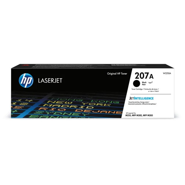 Hp toner 207A, 1.350 pagina's, OEM W2210A, zwart