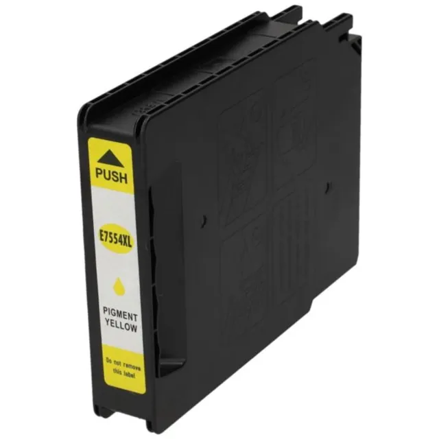 PrintAbout huismerk Inktcartridge T7554 Geel geschikt voor Epson