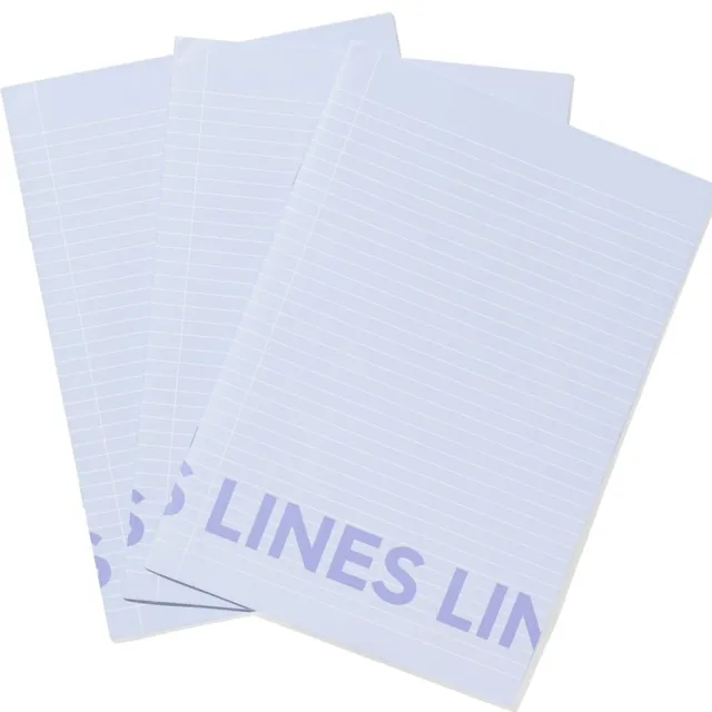 HEMA Schriften A4 gelinieerd blauw - 3 stuks (blauw)