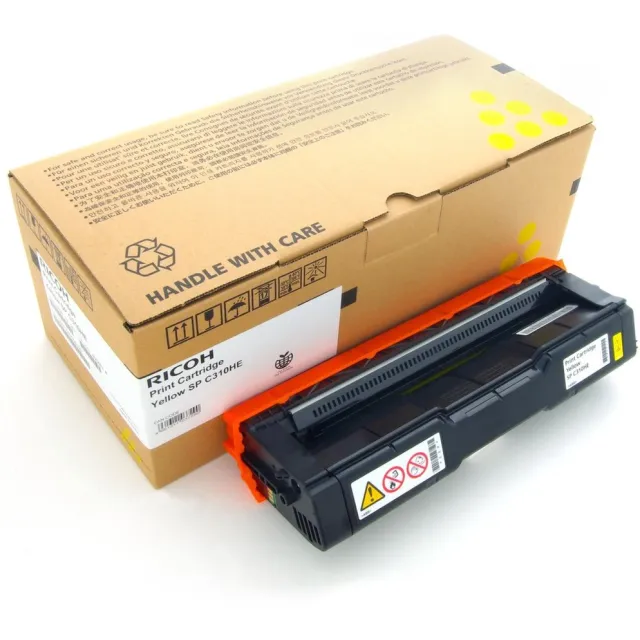 Ricoh Tonercartridge SPC310HE yellow Geel