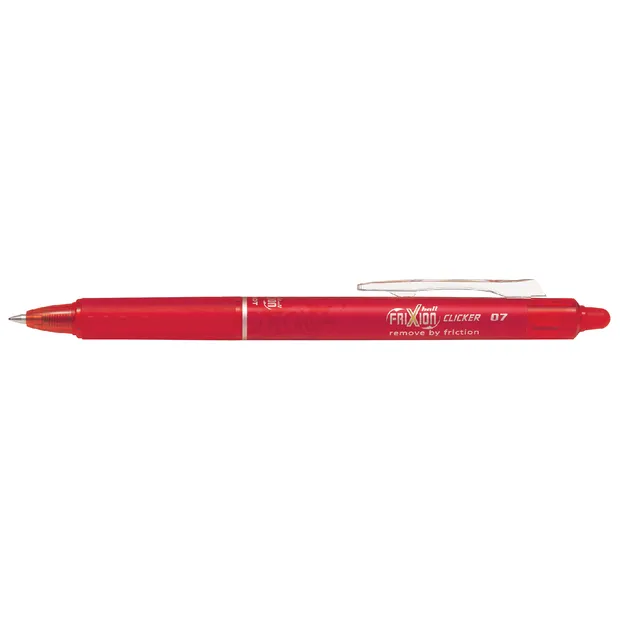 Pilot Rollerpen PILOT friXion clicker medium rood geel