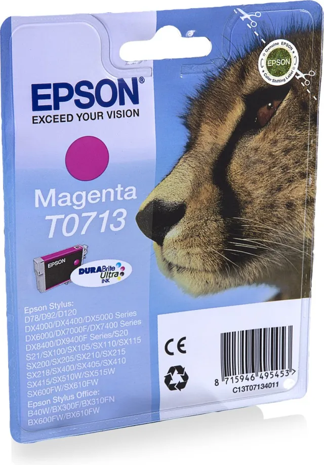Epson T0713 - Inktcartridge / Magenta