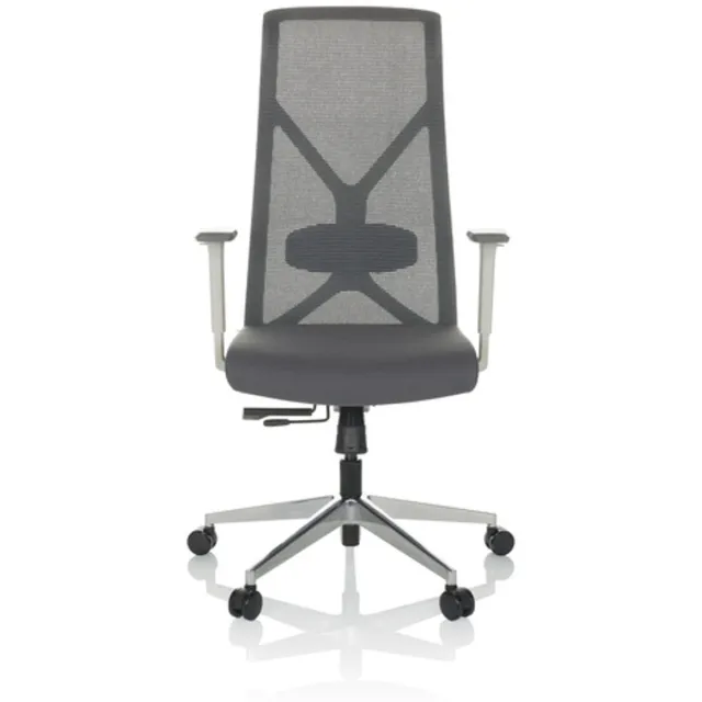 hjh office Bureaustoel AZURRO WHITE Netstof / Stof grijs hjh OFFICE