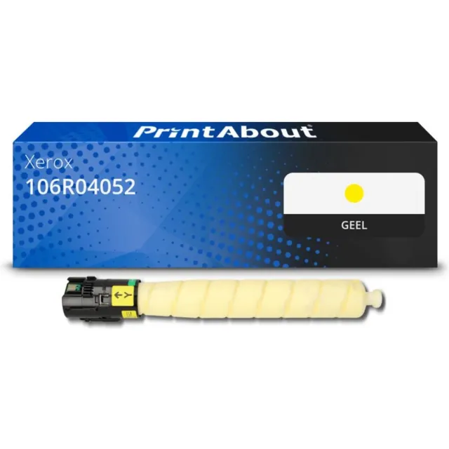 PrintAbout huismerk Toner 106R04052 Geel Hoge capaciteit geschikt voor Xerox