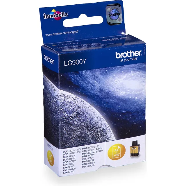 Brother LC-900Y - Inktcartridge / Geel