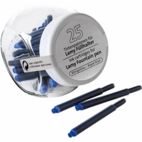 Pelikan Inktpatroon Pelikan voor Lamy vulpen koningsblauw pot à 25 stuks