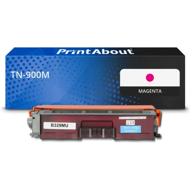 PrintAbout Brother TN-900M toner magenta Huismerk