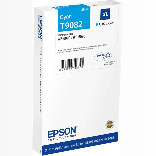 Epson T9082XL - Inktcartridge / Cyaan
