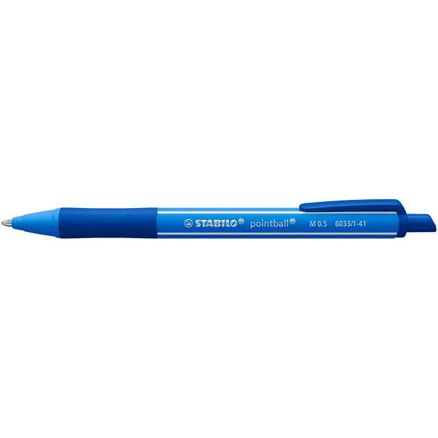 Stabilo Balpen STABILO pointball colorful medium blauw