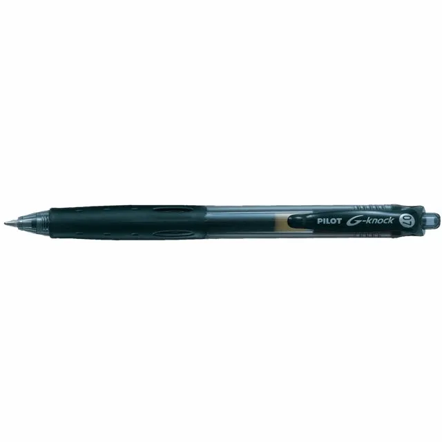 Pilot Gelschrijver PILOT Begreen G-knock medium zwart
