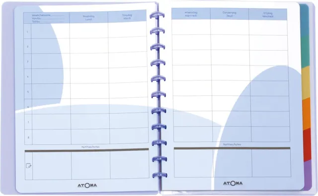 Atoma Lerarenagenda blauw