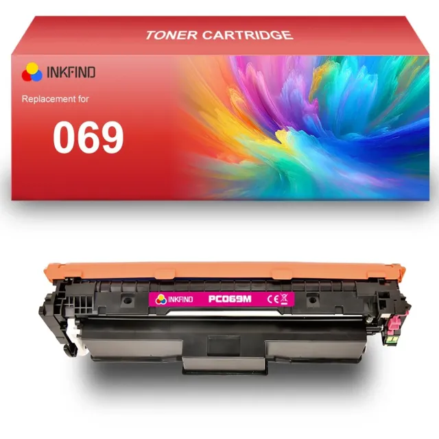 INKFIND 069 Magenta tonercartridge compatibel met Canon 069 Magenta toner cartridge - 1-pack Magenta Magenta x 1