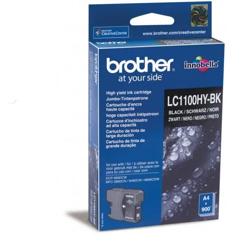 Brother LC1100HYBKBP inktcartridge 1 stuk(s) Origineel Zwart (LC1100HYBKBP)