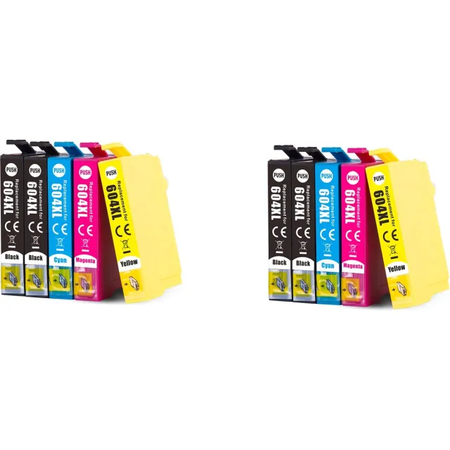 Ipexnl 10 box multipack 604xl inktcartridges geschikt voor Epson Expression Home Epson 604XL XP2200 XP2205 XP3200 XP3205 XP4200 XP4205 WF2910DWF WF2930DWF WF2935DWF WF2950DWF Zwart