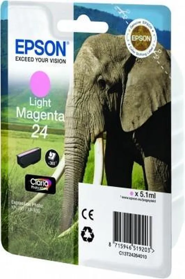 Epson 24 (T2426) - Inktcartridge / Licht magenta