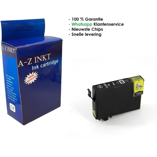 AtotZinkt inkt cartridges voor Epson 603 XL BK 1 x Zwarte cartridge voor Epson Expression Home XP-2105 XP-3100 XP-3105 XP-4100 XP-4105 Workforce WF-2830DWF WF-2835DWF