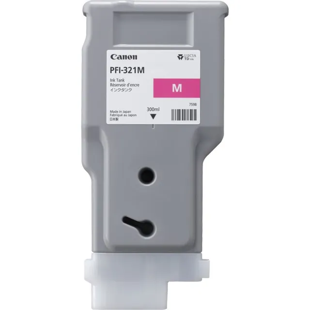 Canon PFI-321 M inktcartridge 1 stuk(s) Origineel Normaal rendement Magenta