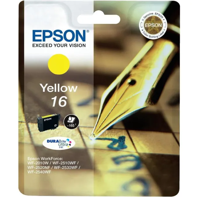 Epson Singlepack Yellow 16 DURABrite Ultra Ink Geel