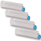 Oki Huismerk OKI MC853 / MC870 / MC873 / MC883 (45862837-45862840) Toners Multipack (zwart + 3 kleuren)