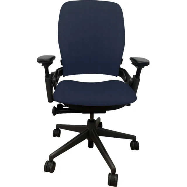 Steelcase Leap V2 Full Option - blauw - ergonomische bureaustoel - 5 jaar garantie
