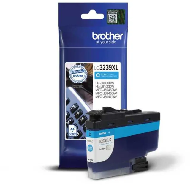 Brother LC3239XLC Toner Cyan 5000 pages cyaan