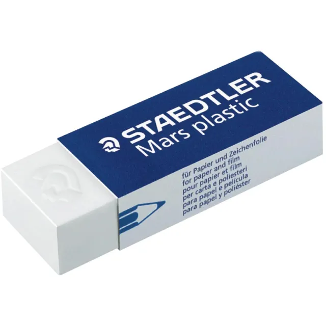 Staedtler gum Mars Plastic, wit, doos van 20 stuks