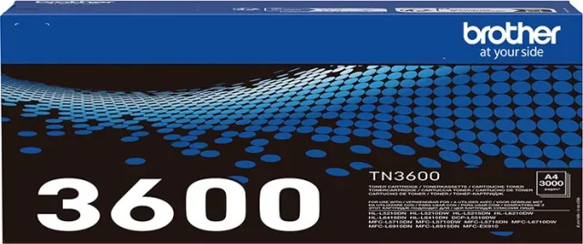 Brother toner, 3.000 pagina's, OEM TN-3600, zwart