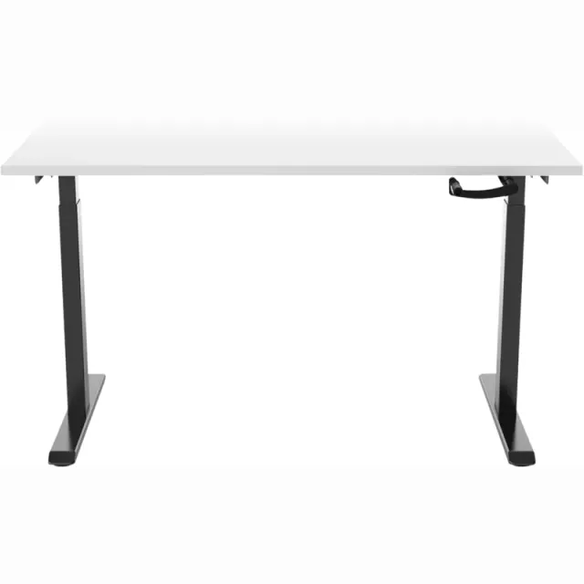 Euroseats Handslinger Zit Sta Bureau 140 x 80 Zwart/Wit