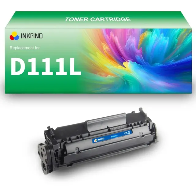 INKFIND D111L tonercartridge compatibel met Samsung D111L MLT-D111L HP SU799A - 1-pack Zwart (extra hoge capaciteit) Zwart x 1
