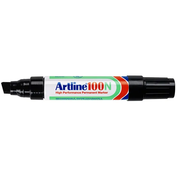 Artline Viltstift Artline 100 schuin 7.5-12mm zwart