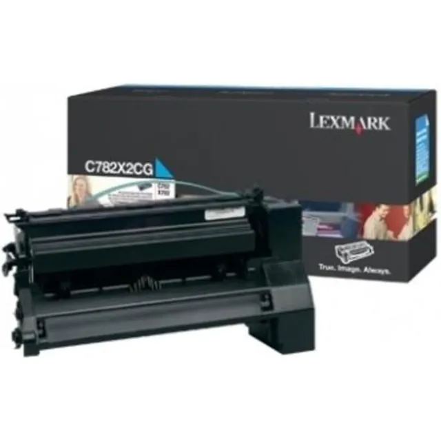 Lexmark C782, X782e tonercartridge Cyaan