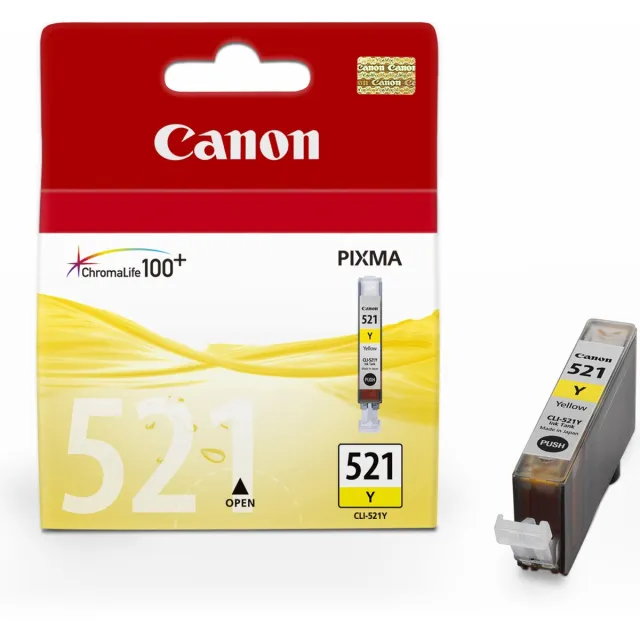 Canon CLI-521Y - Inktcartridge / Geel