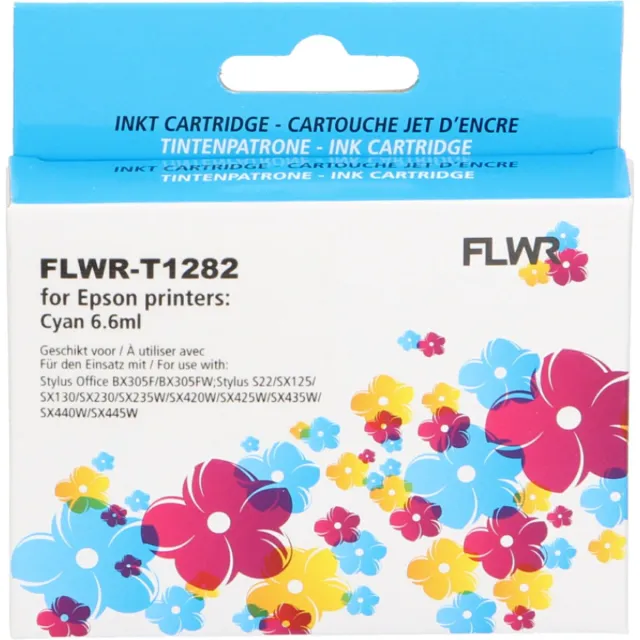 FLWR Cartridges / Epson T1282 / cyaan / Geschikt voor Epson